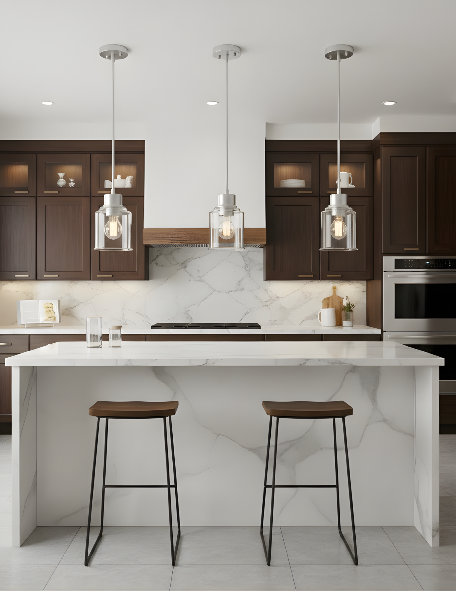 Acheron 1-Light Clear Glass Mini Pendant - MB