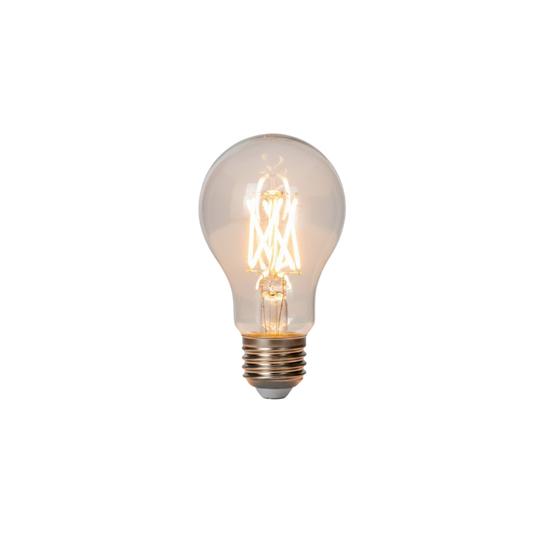 10 Watt Clear Filament LED A-19 Lamps - 3000K - Non-Dimmable