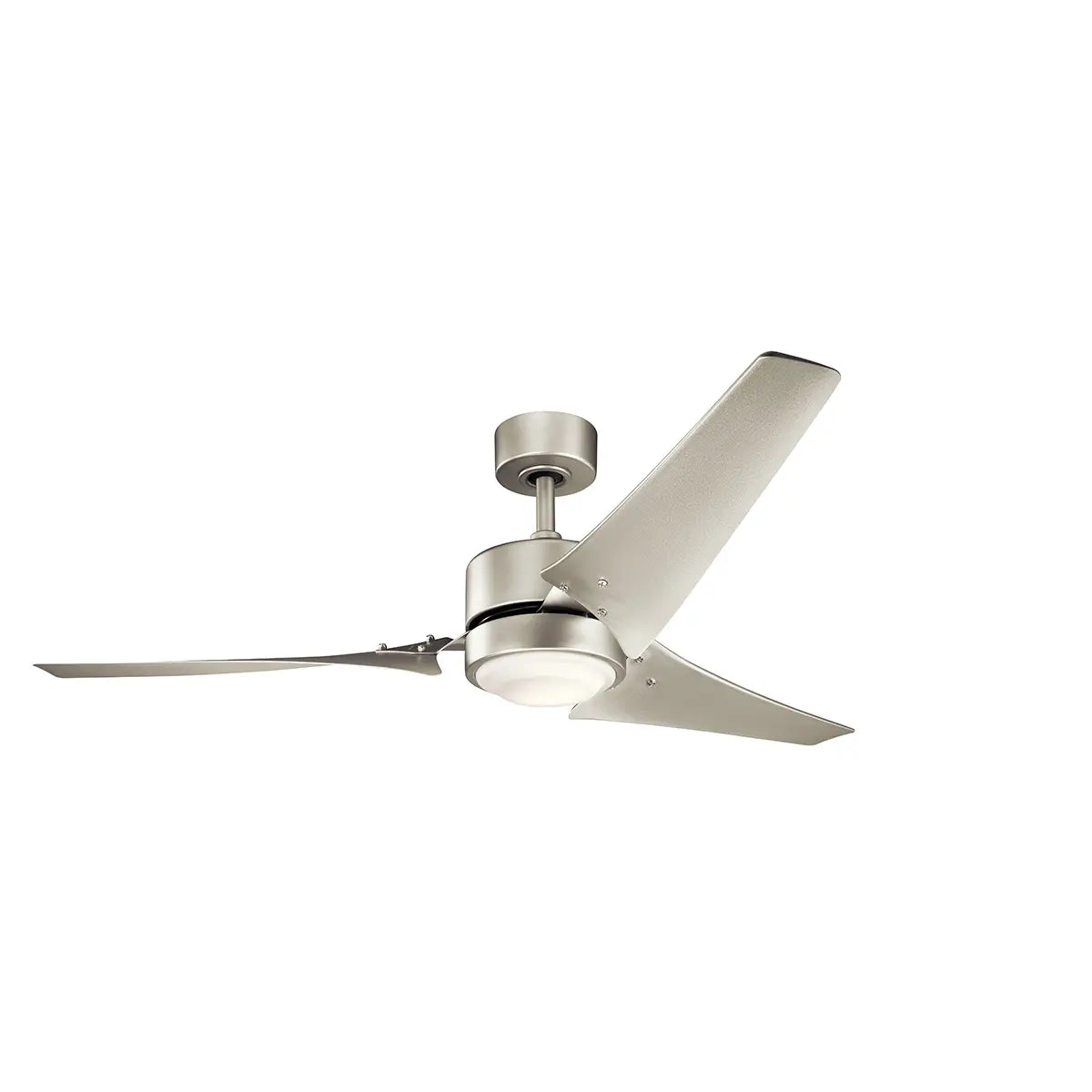 Kichler Rana 60″ Ceiling Fan — Brushed Nickel, Integrated LED, Wet Rated
