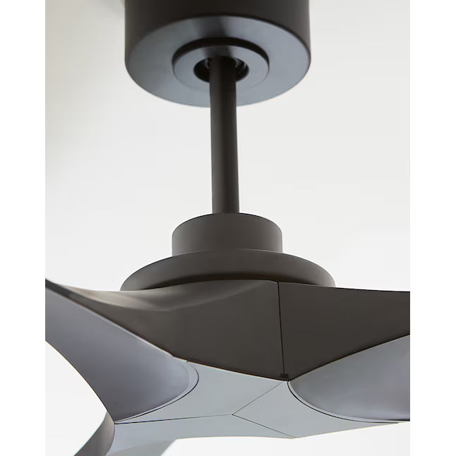 Collins Coastal Smart 60″ Outdoor Ceiling Fan — Midnight Black, 3‑Blades, Remote & Wet‑Rated