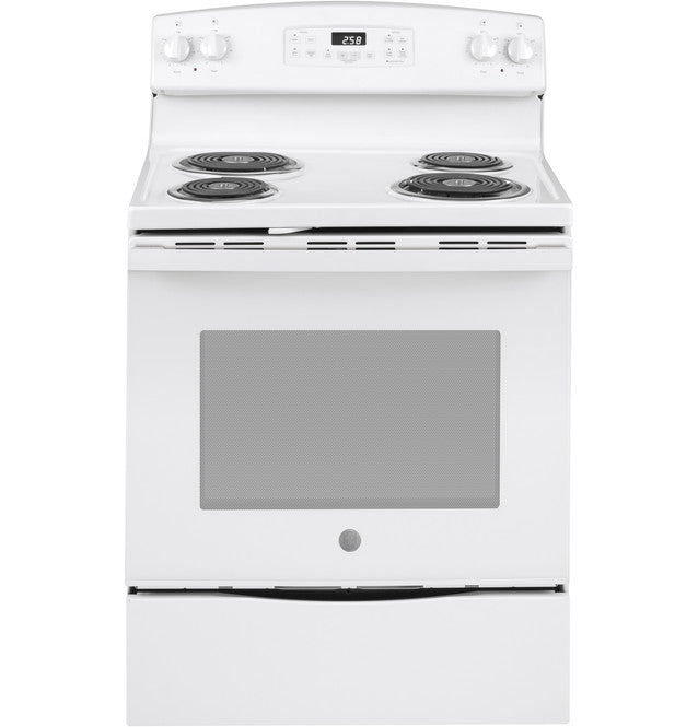 GE 5.3 Cu. Ft. Freestanding Self-Clean Electric Range with Coil Burners - White [LOCAL PICKUP ONLY]