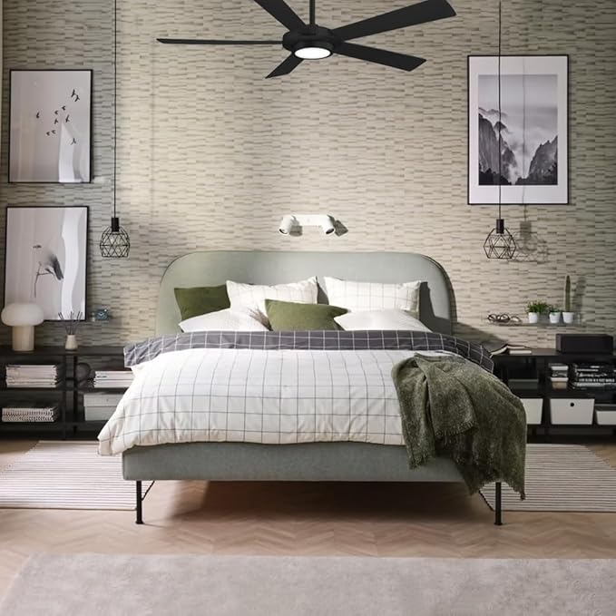 MinkaAire Sabot 52″ Ceiling Fan — Coal, Integrated LED & Remote Included
