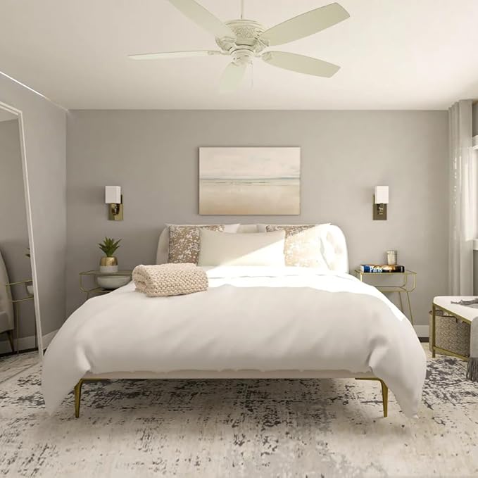 MinkaAire Classica 54″ Ceiling Fan — Provencal Blanc