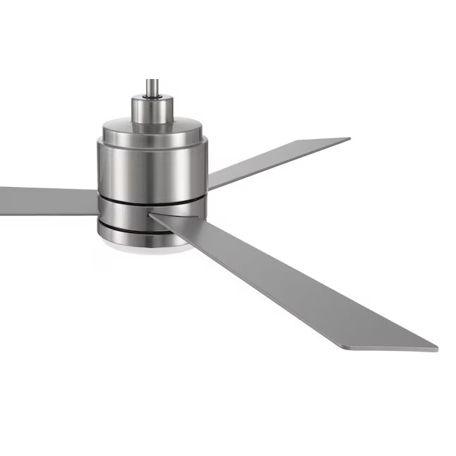 Craftmade McCoy 52‑Inch Ceiling Fan — Brushed Polished Nickel, Integrated LED & Wall Control