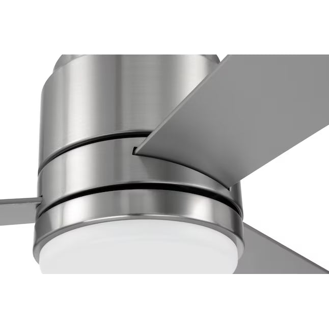 Craftmade McCoy 52‑Inch Ceiling Fan — Brushed Polished Nickel, Integrated LED & Wall Control