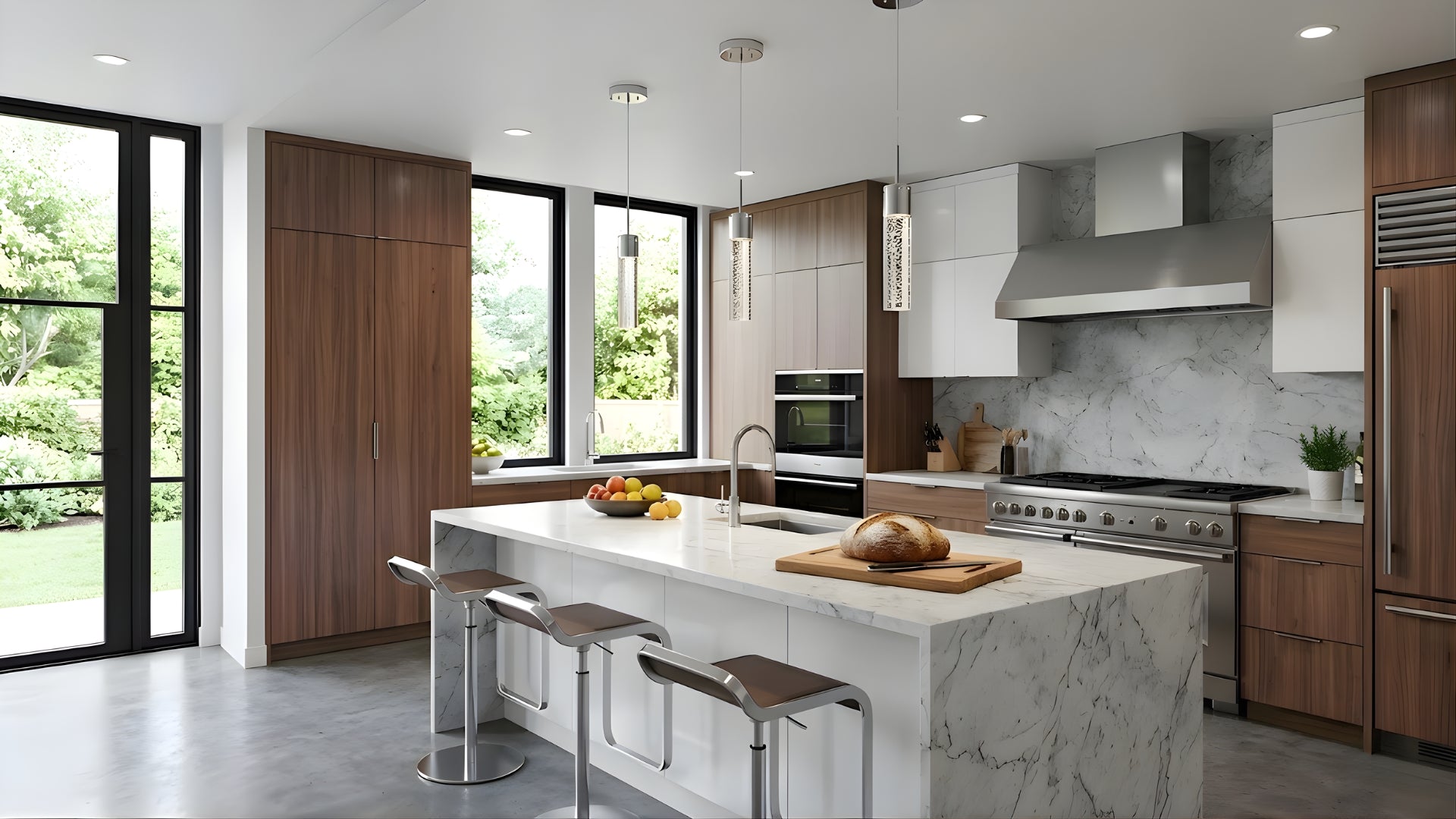 Soffi 1-Light Illuminated Glass Cylinder - Chrome - Stylish Pendants
