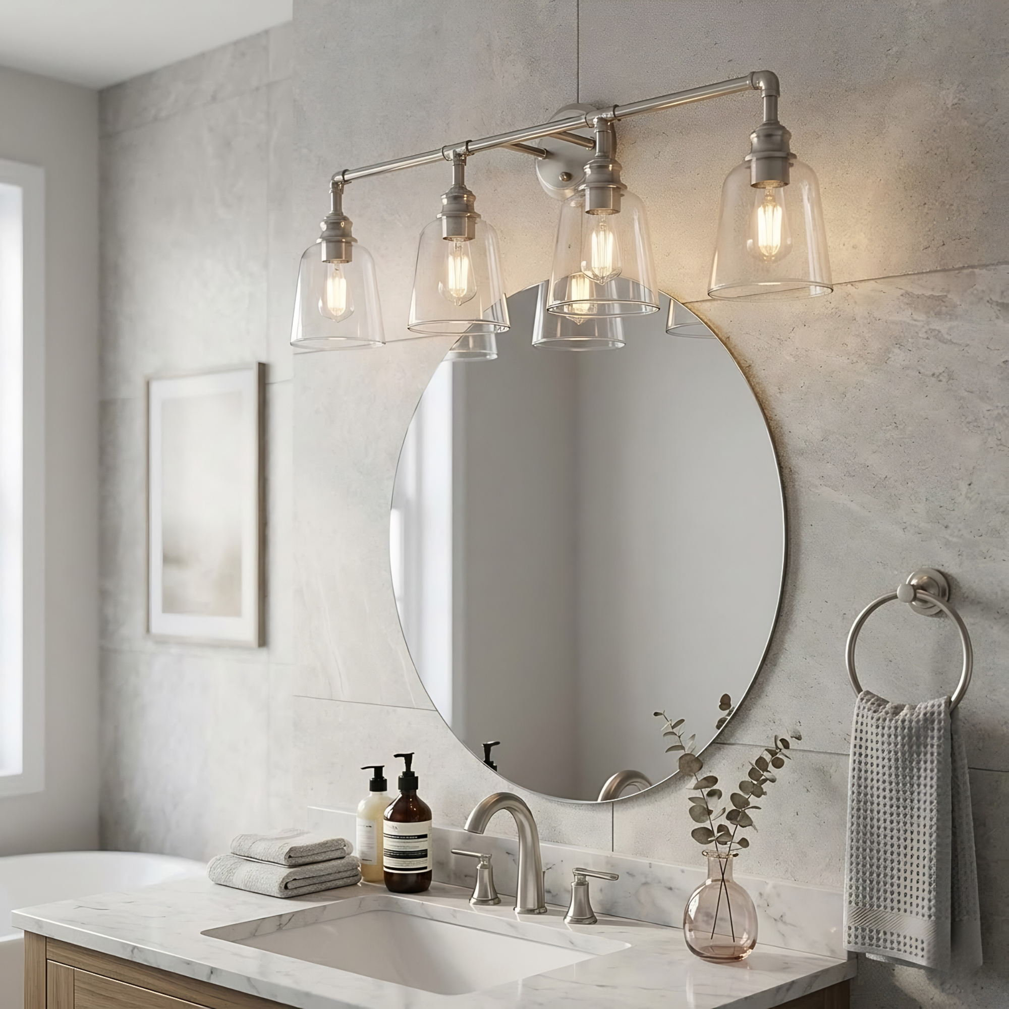 Milla 4-Light Vanity - Stylish Vanities