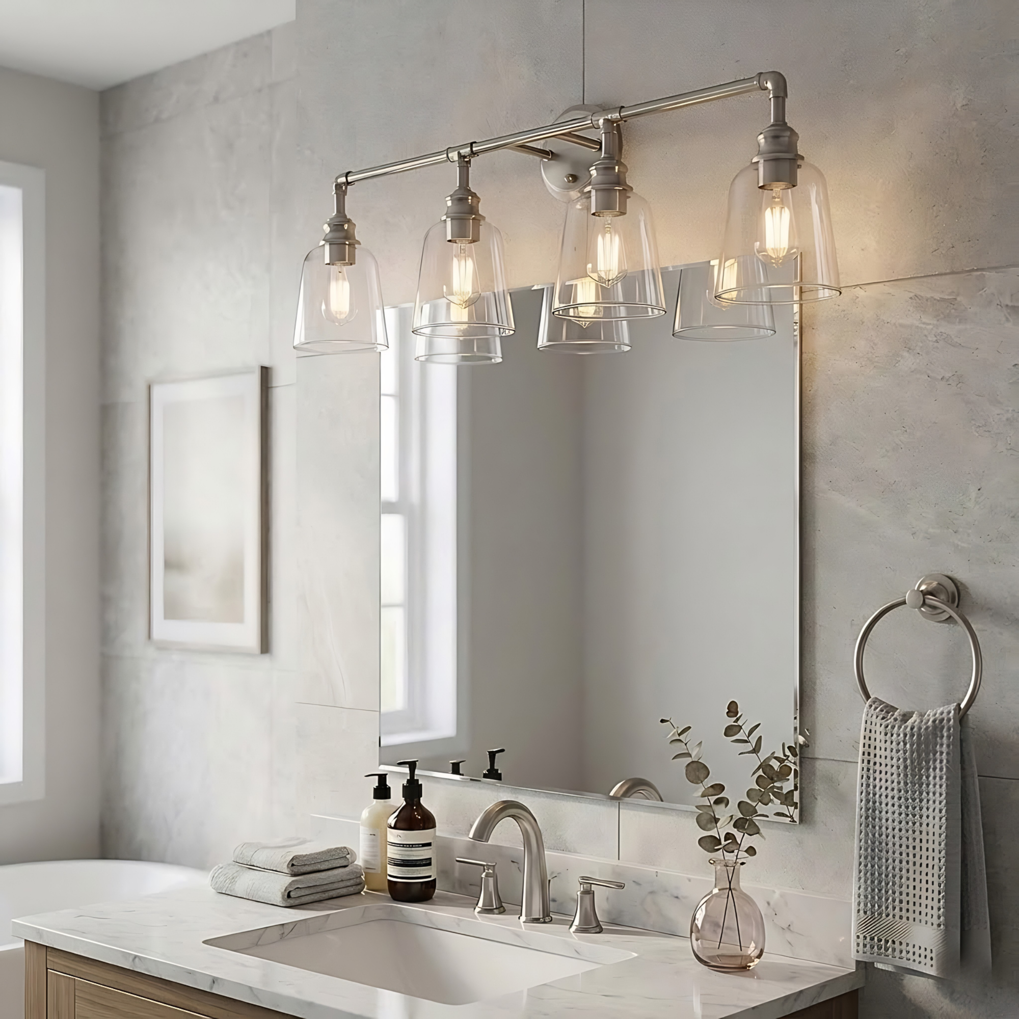 Milla 4-Light Vanity - Stylish Vanities