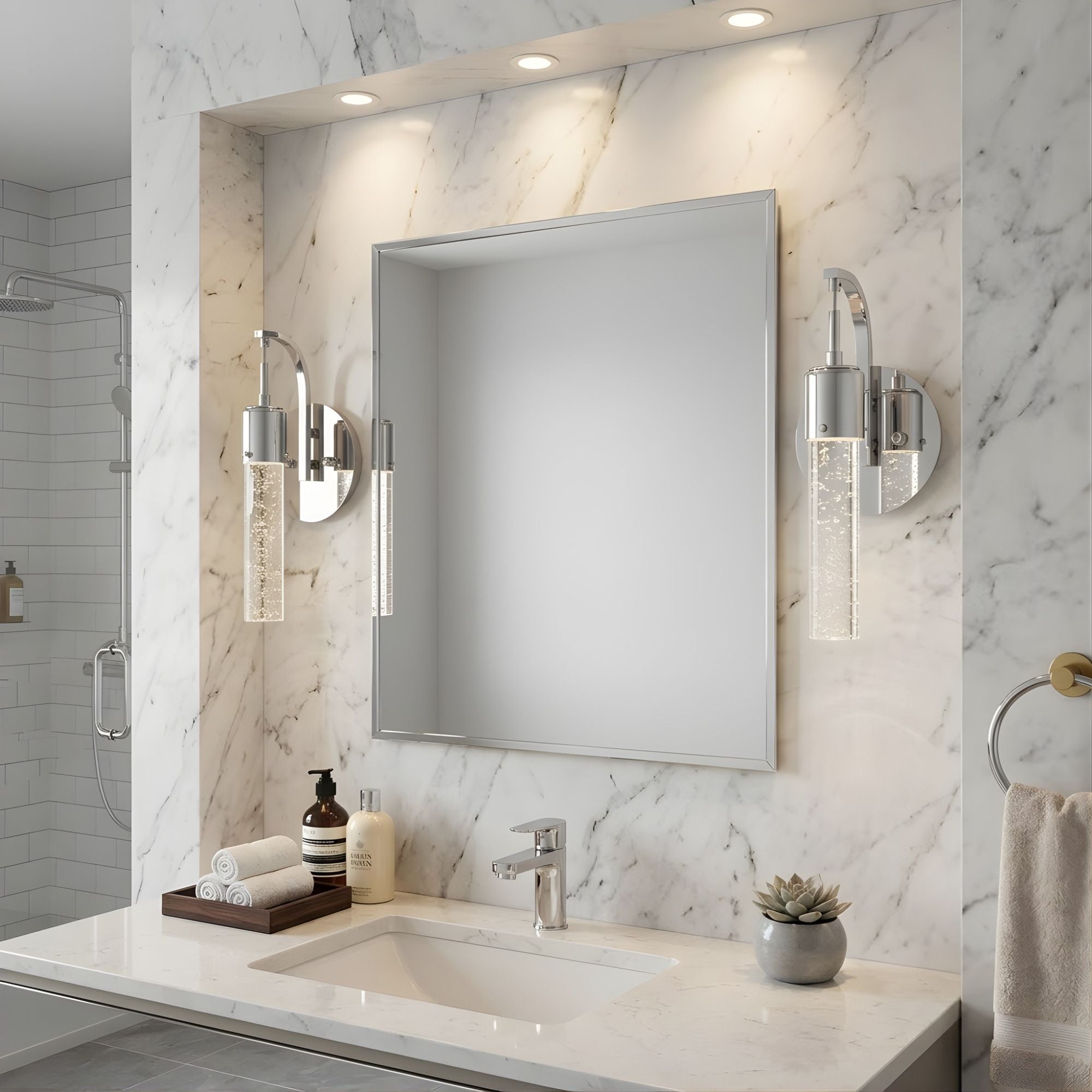 13" 8W LED Soffi Wall Sconce - Chrome - Transitional Wall Sconces