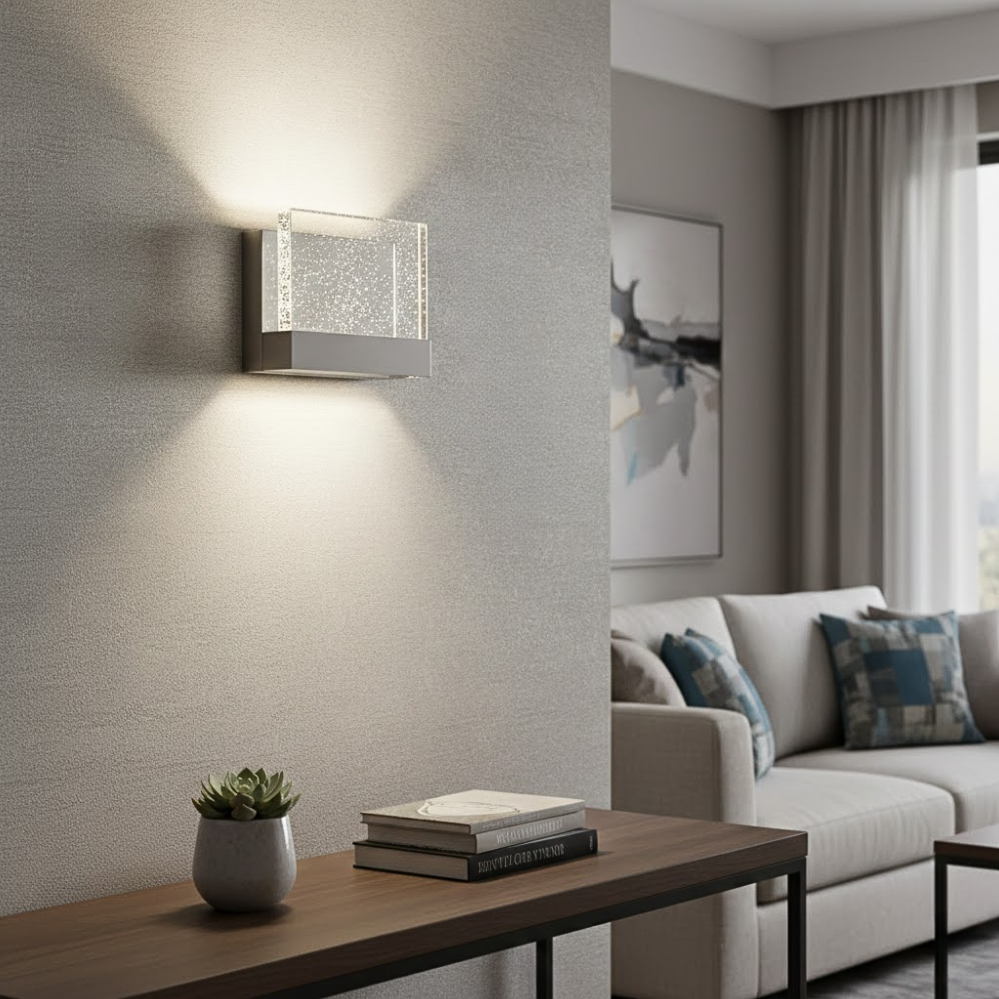 Calabria LED Rectangle Block Sconce 15W 4000K - Timeless Wall Sconces