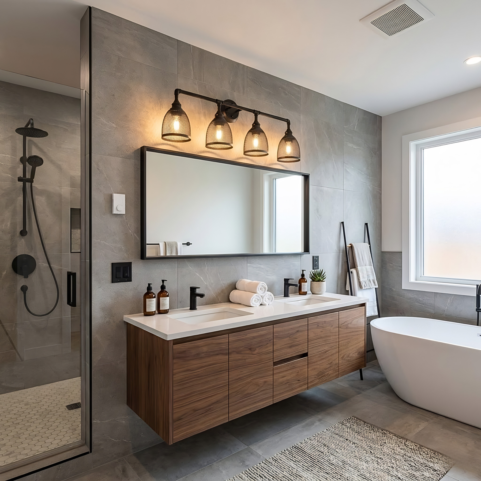 Amara 4-Light Vanity - Minimalist Vanities