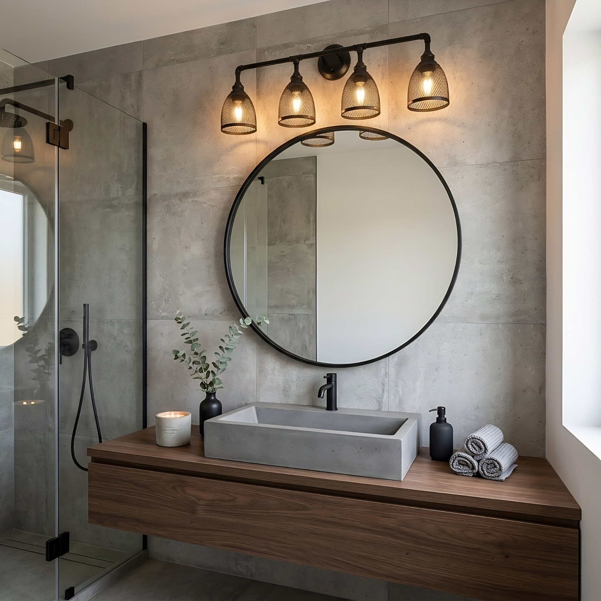 Amara 4-Light Vanity - Minimalist Vanities
