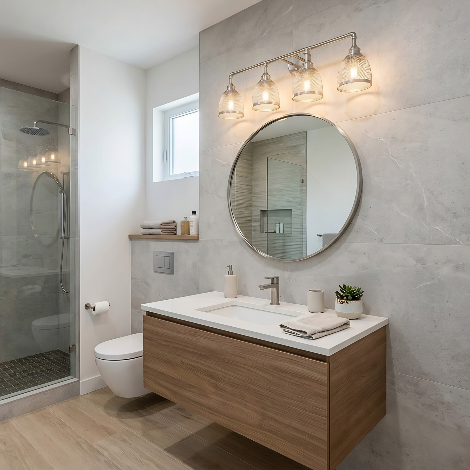 Amara 4-Light Vanity - Minimalist Vanities
