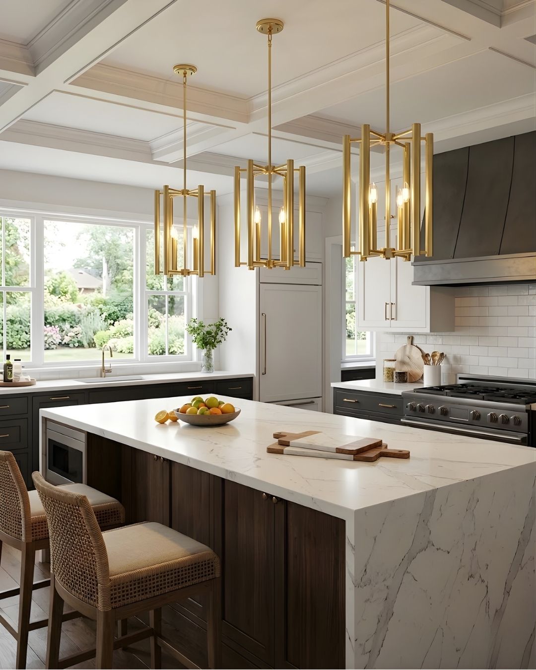 Samara 5-Light Pendant - Architectural-Inspired Pendants