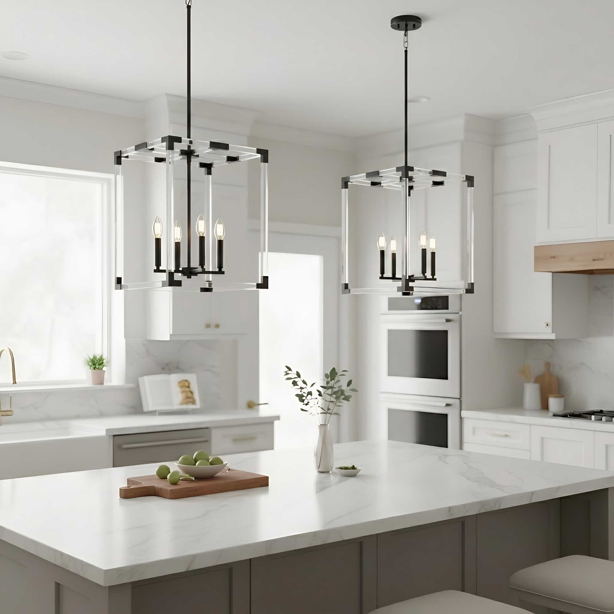 Neva 4-Light Acrylic Pendant - Bold Pendants