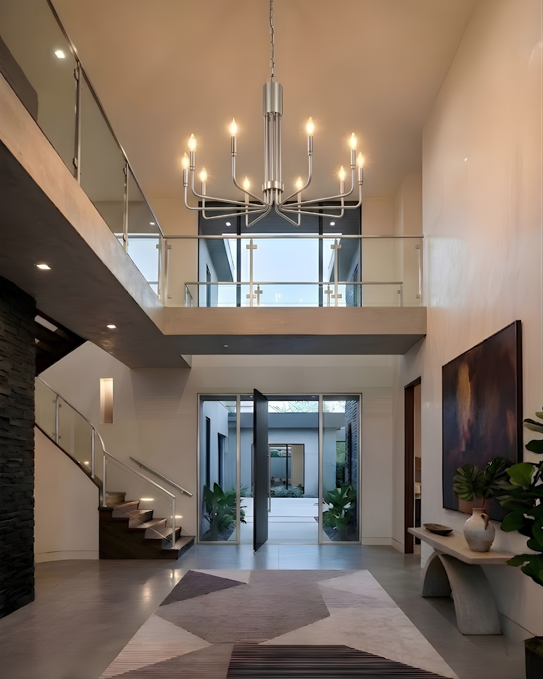 Alph 10-Light Flat Bottom Chandelier(E12) - Classic Chandeliers