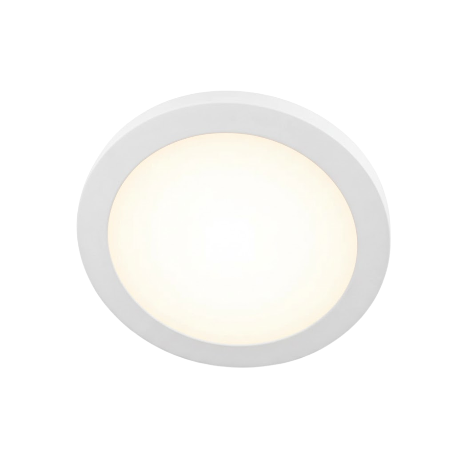 15W LED Slimline Disk Light - Transitional Disk Lights in White