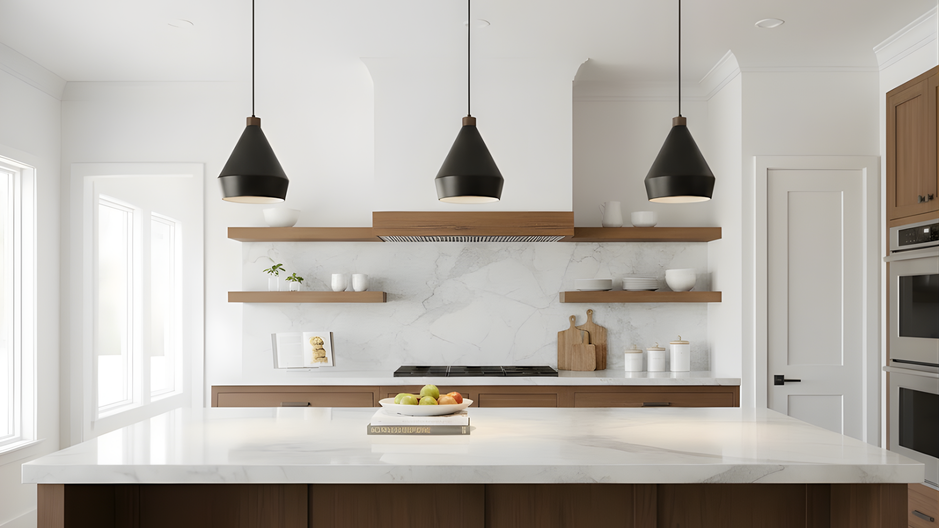 1-Light Corded Steel Shade Pendant - MB outer - WH inner