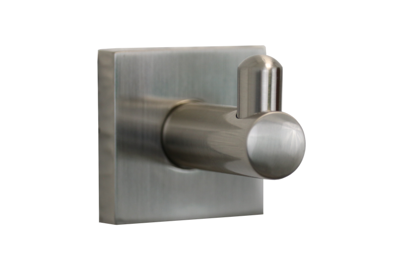 BH-20985-SN Single Square Robe Hook - Satin Nickel