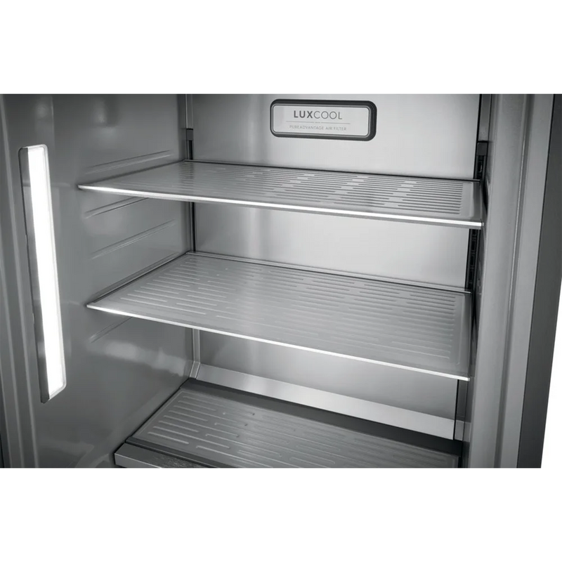 fridge freezer silver 33 inch