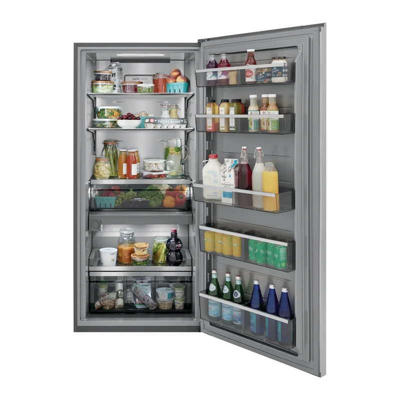 stainless steel fridge 19 cu.ft