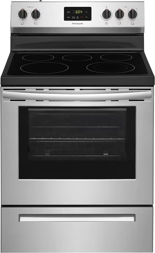 Frigidaire 5.3 Cu. Ft. Freestanding Electric Range with Quick Boil and Keep Warm Zone - Stainless Steel [LOCAL PICKUP ONLY]