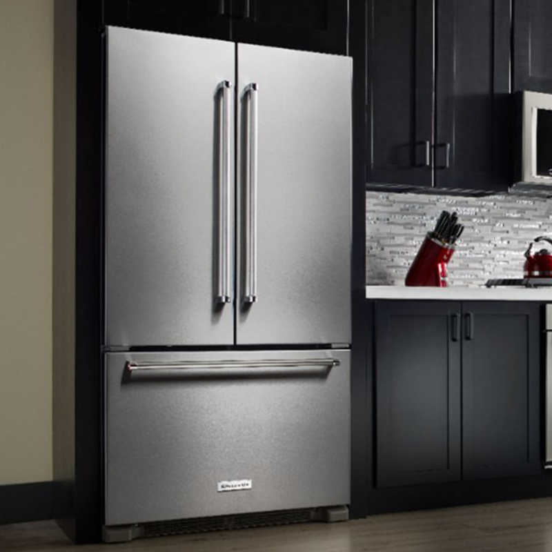 Kitchenaid counter top depth refrigerator krfc300ess