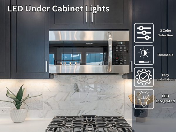 LED Under Cabinet Light - 6W - 3K,4K,5K - Transitional Under Cabinets