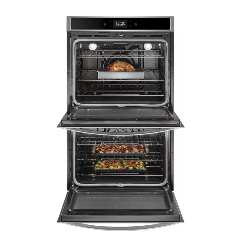 whirlpool double oven wall 30 inch