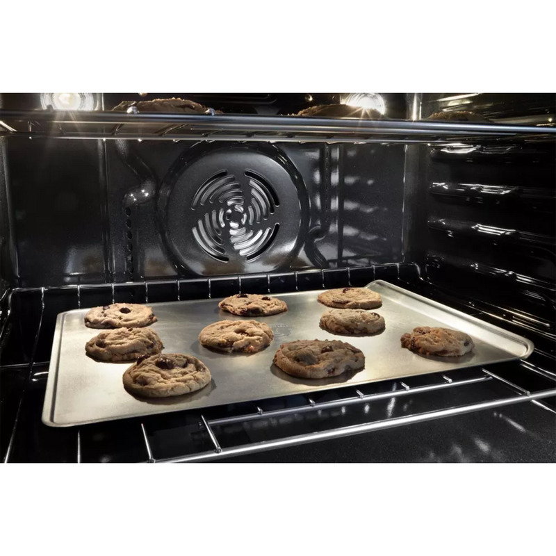 whirlpool double oven wall inside