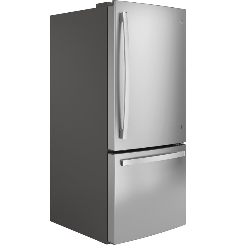 ge freestanding fridge freezer stainless steel
