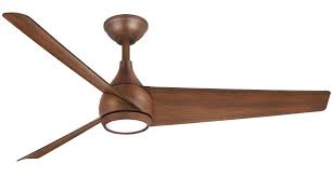 MinkaAire Twist 52″ Ceiling Fan — Distressed Koa, Integrated LED & Remote Included
