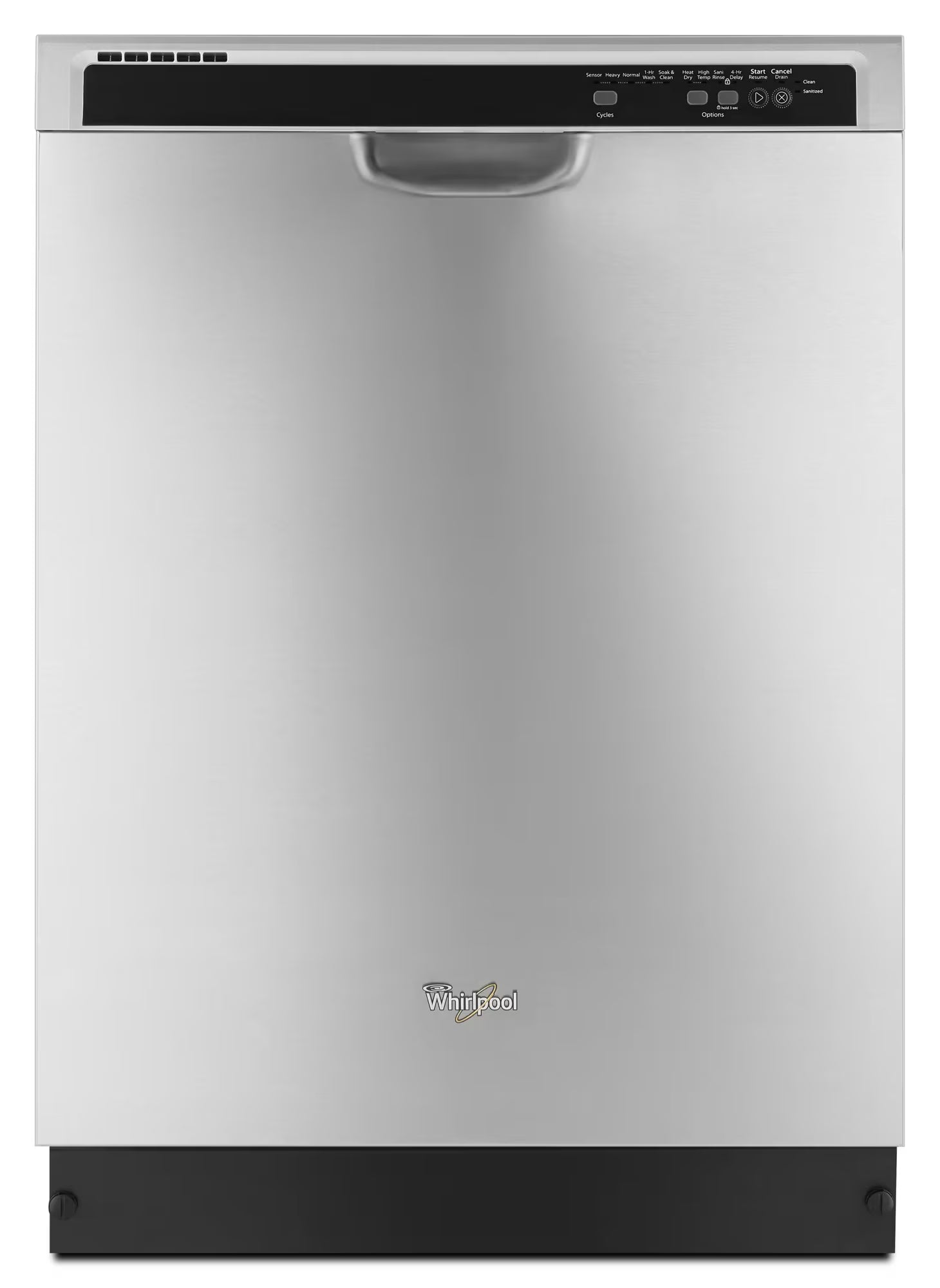 Whirlpool ENERGY STAR 24" Built-In Dishwasher with Sensor Cycle - Monochromatic Stainless Steel [LOCAL PICKUP ONLY]