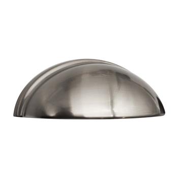 3-11/16 Overall Cup Pull-BN - Timeless Cabinet Hardware