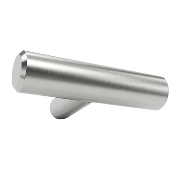 Palermo II Collection Stainless Steel 48 mm Bar Knob - Architectural-Inspired Cabinet Hardware