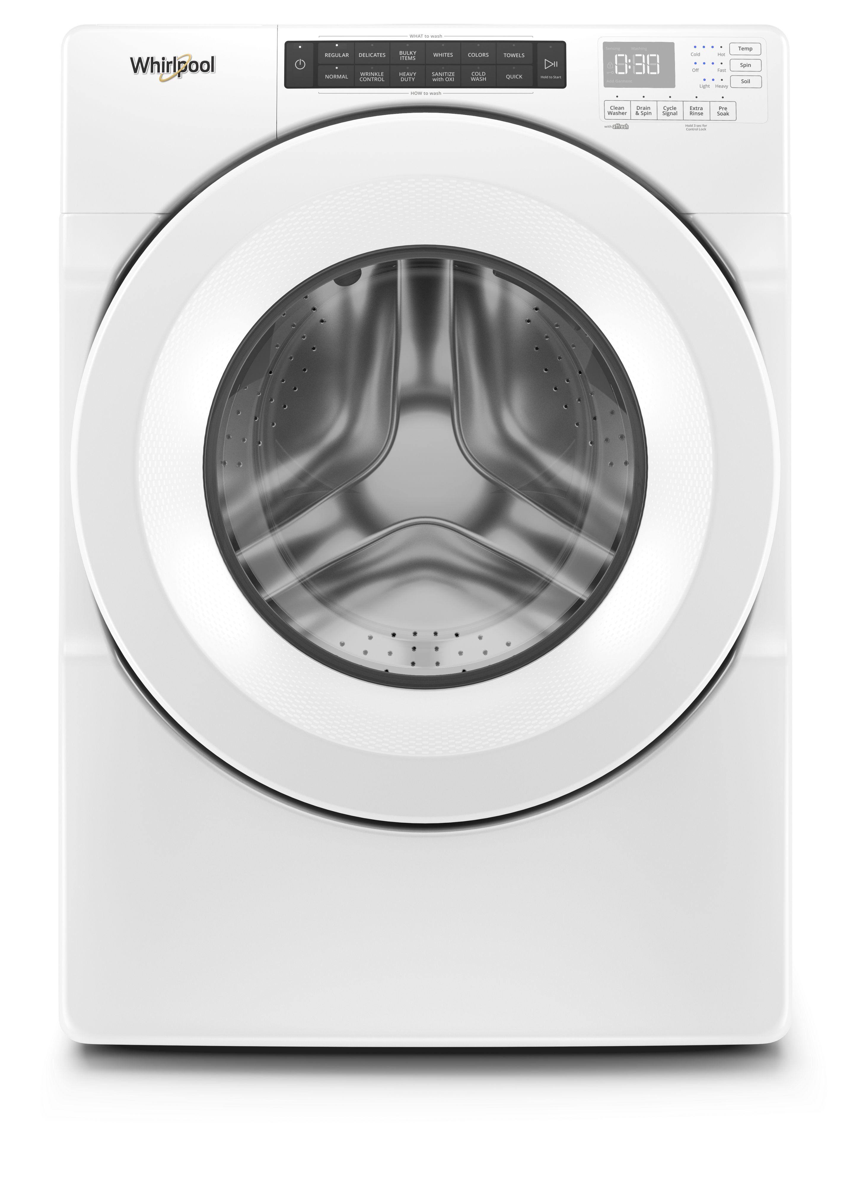 Whirlpool 4.3 Cu. Ft. Closet-Depth Front Load Washer with Intuitive Controls - White [LOCAL PICKUP ONLY]