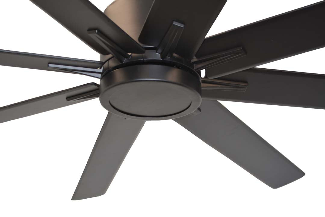 Light Kit Delete Plate for SUN866 Fan - Sleek Parts in Matte Black
