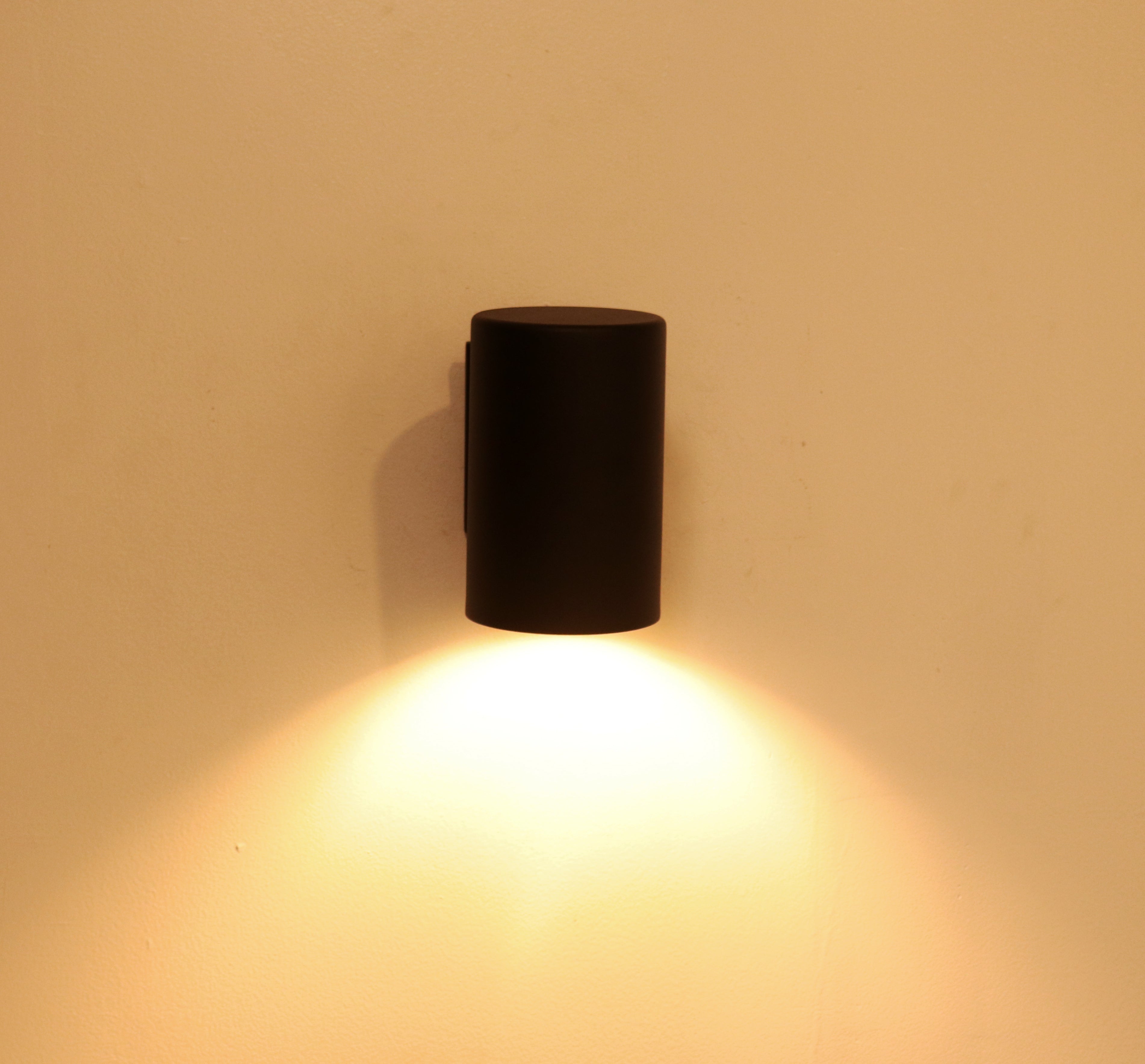 1-Light Dark Sky Wall Cylinder Dark Bronze