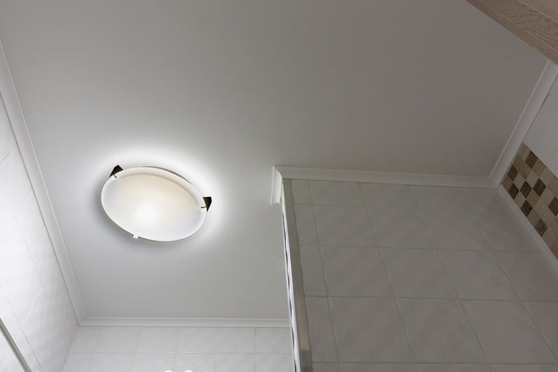 CFZ-212WH-NK 2-Light 3 Square Tab Ceiling Mount Brushed Nickel Finish