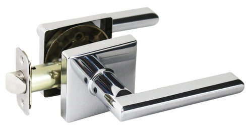 Door lever passage polished chrome