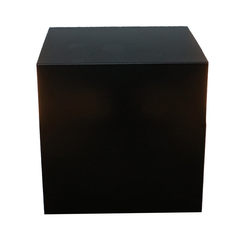 Led wall cube light black