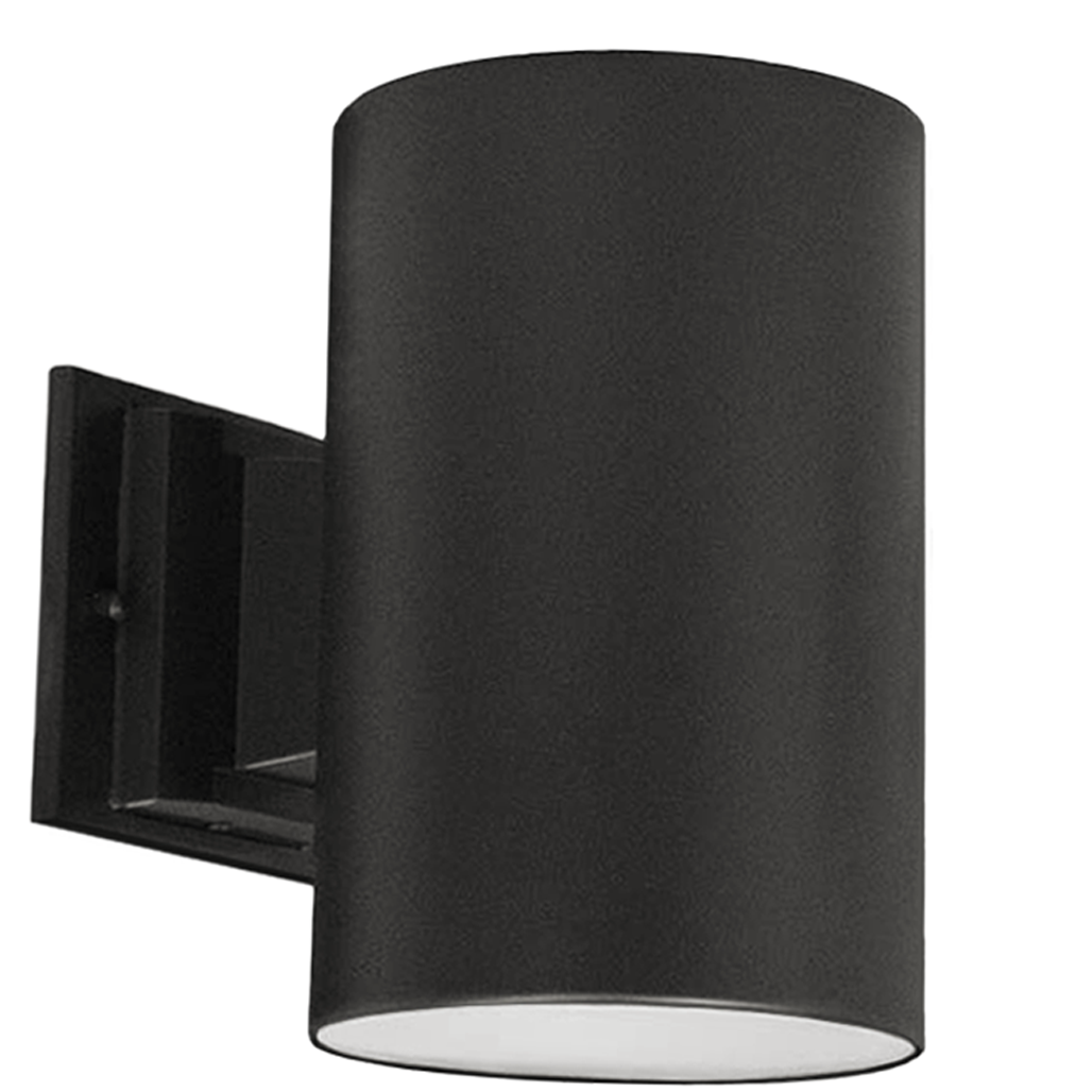 1-Light Dark Bronze Small Dark Sky Can Wall Mount