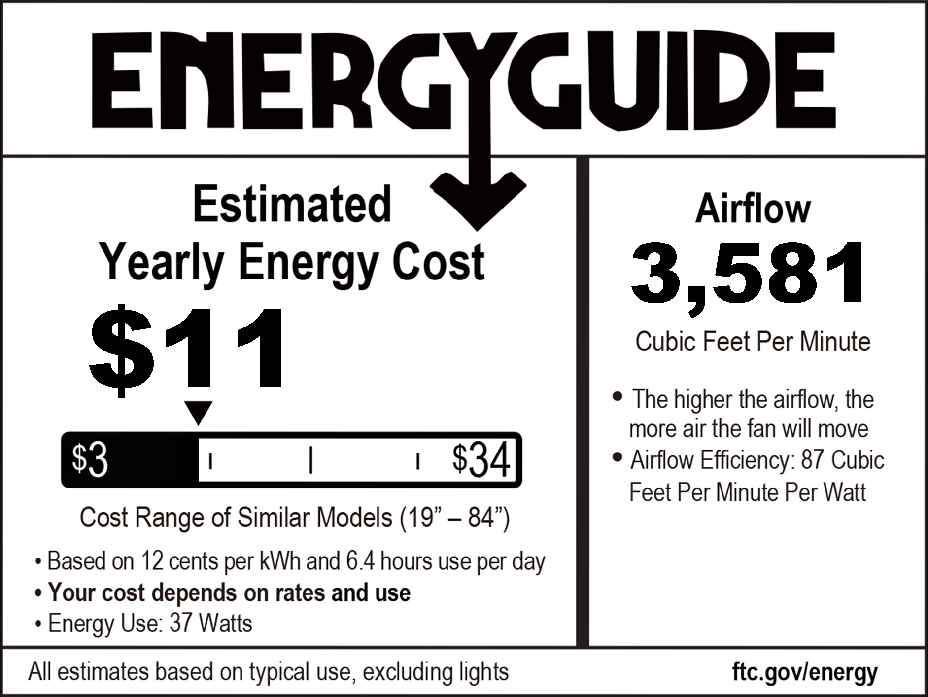 Contemporary Engery Star Nickel Ceiling Fan With Lights energy guide