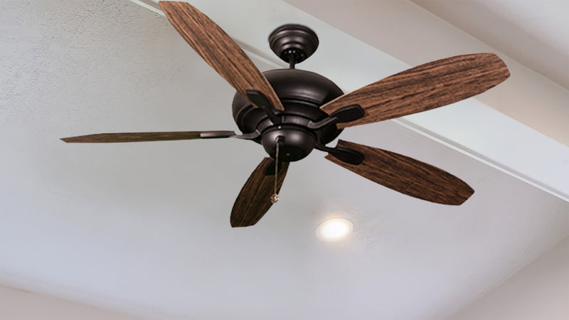60 inch modern ceiling fan 5 blade rubbed bronze