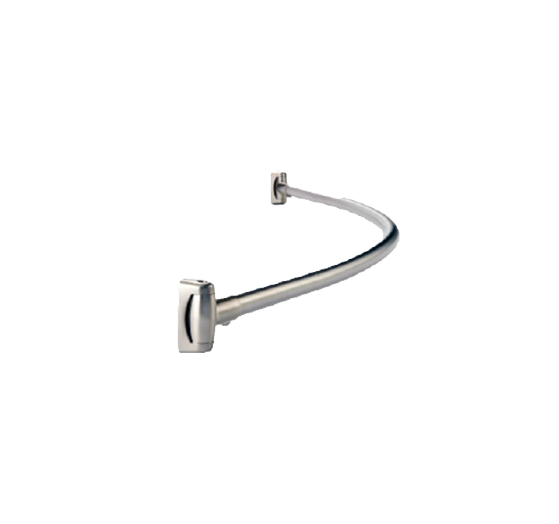 Curved Shower Rod Brushed Nickel