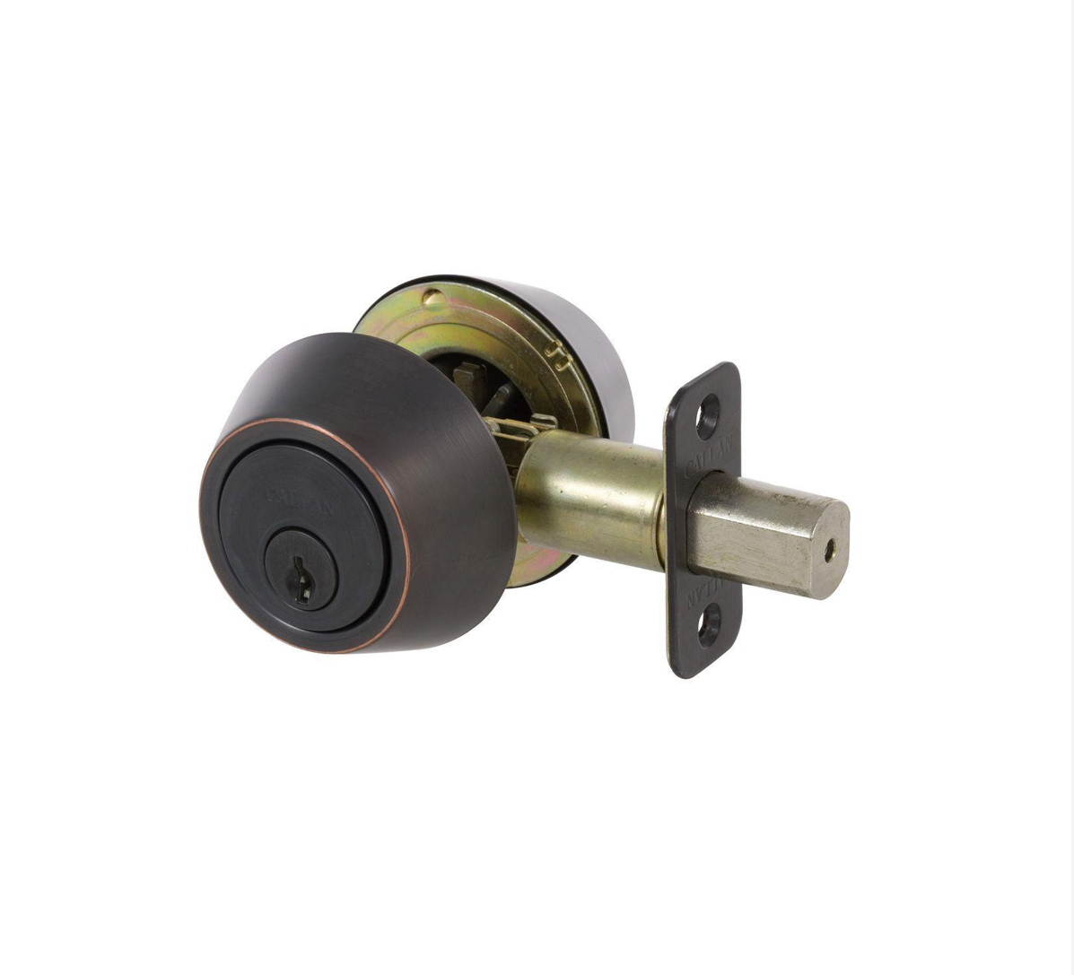 Deadbolt Single Cylinder Rubbed Bronze