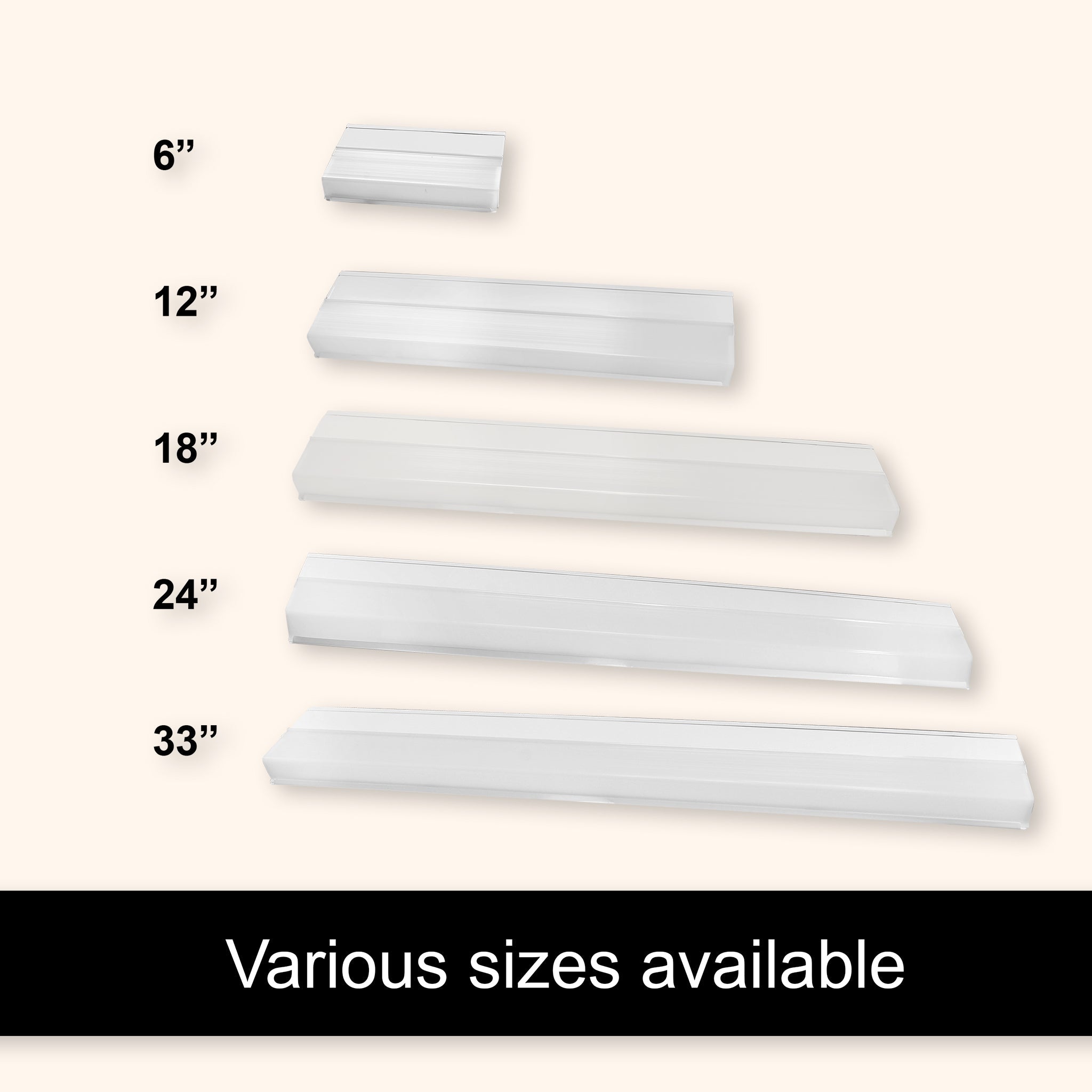 6" LED Under Cabinet Light - 6W - 3K,4K,5K
