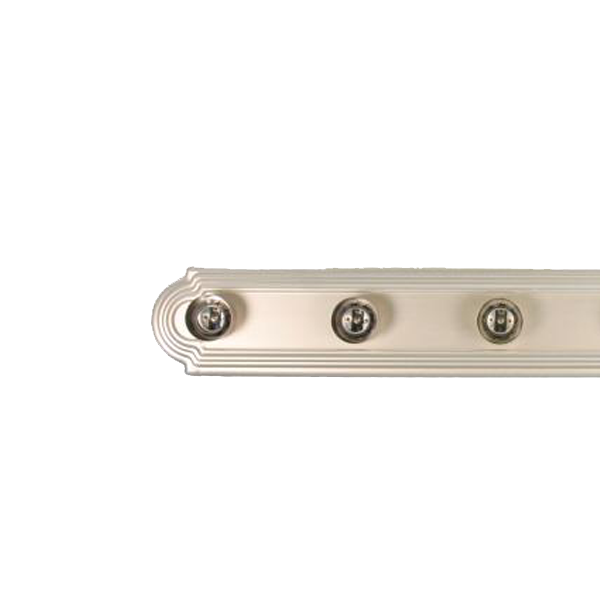 6-Light 36 inch Bathroom Vanity Lighting Fixture Brushed Nickel