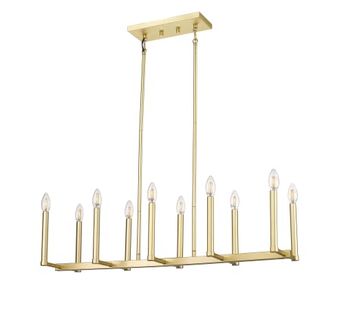 Vivio Lighting Champagne Gold Kosi 10-Bulb E12 Pendant Light