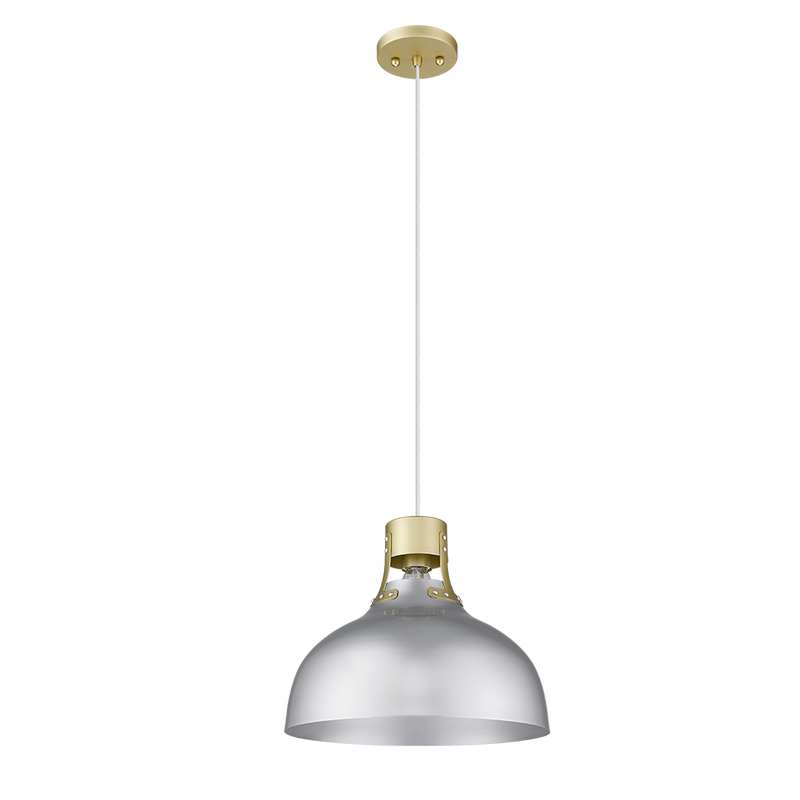 Silver and gold modern island kitchen pendant light